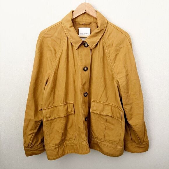 MADEWELL | Bankford Swing Chore Jacket Sahara Sandy Golden Tan | Size XL - Picture 3 of 8